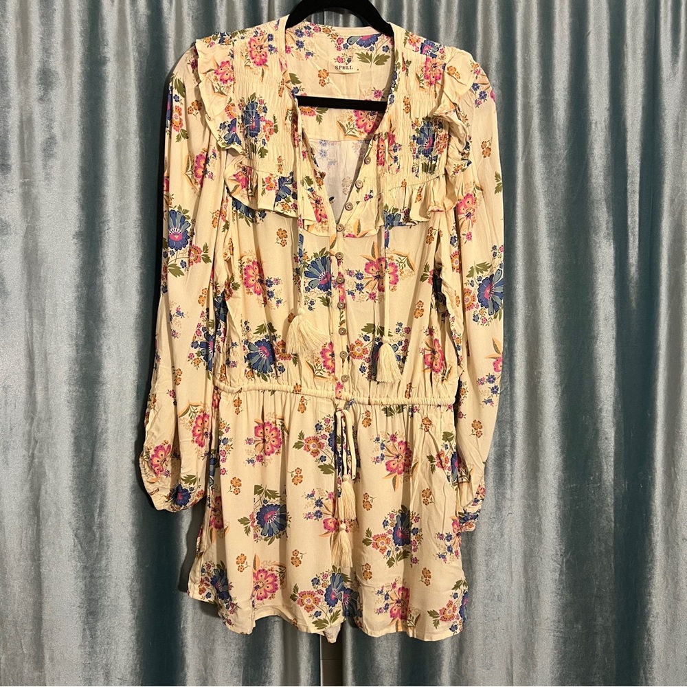 Spell Pastel Floral Romper